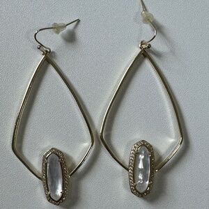 Kendra Scott Gold Ivory MOP Arianna Earrings